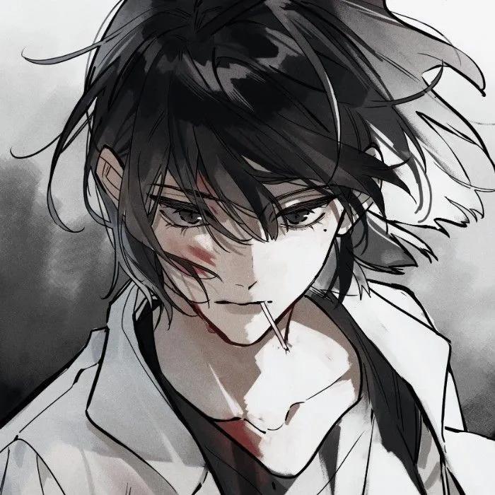 动漫男头冷酷超拽好看,帅气伤感的动漫男头