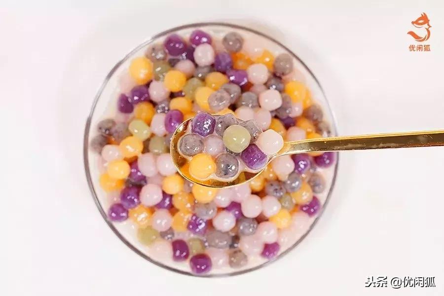 嘟嘟茶系列之椰奶芋圆嘟嘟茶,手把手教你把小芋圆用在饮品小吃店