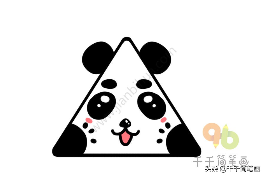 画表情包熊猫头简笔画,熊猫房子怎么画简笔画