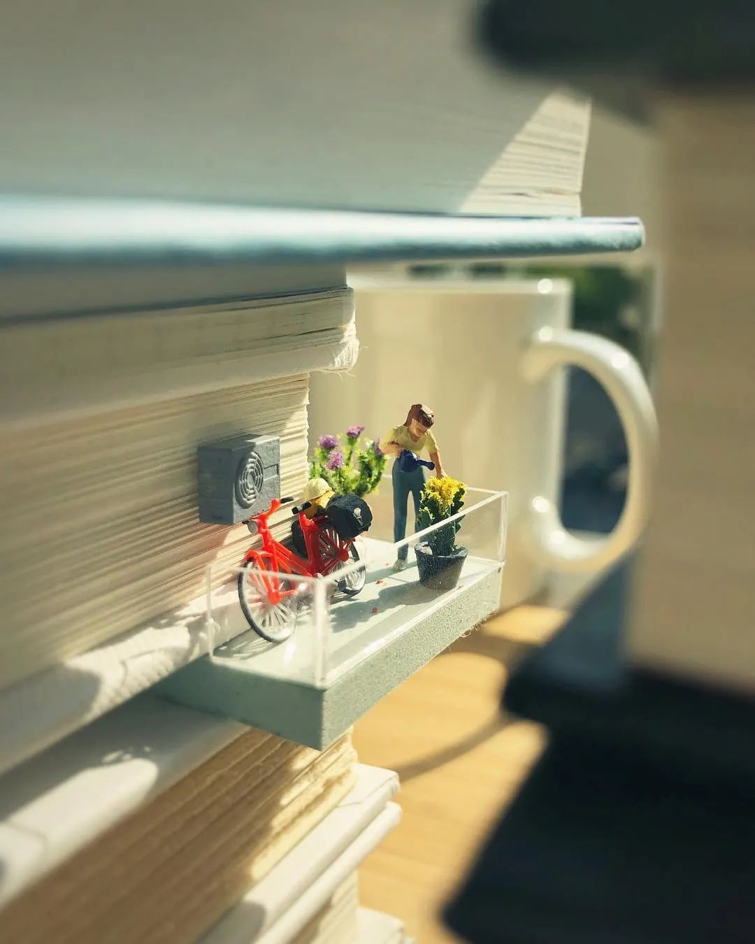 迷你版办公桌,森系书桌迷你世界