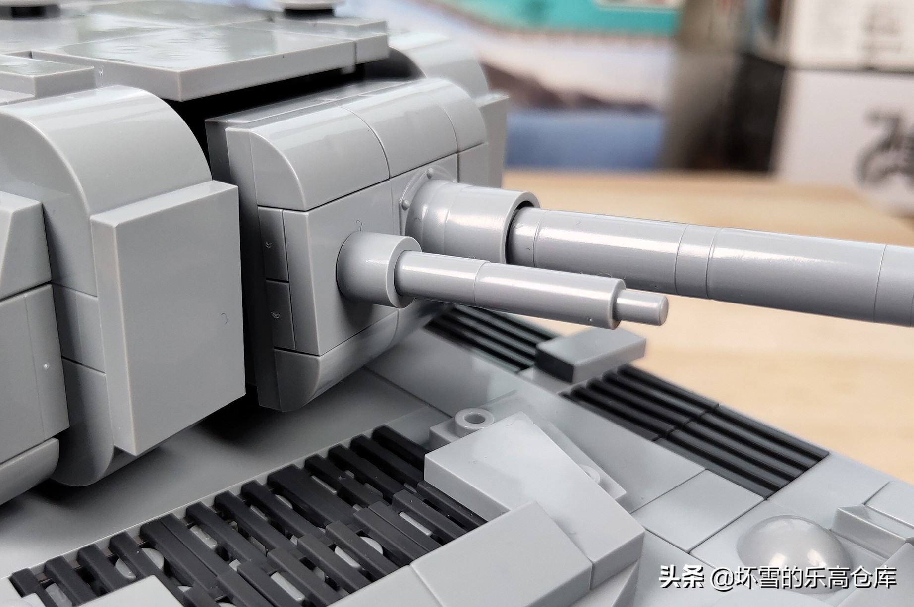 cobi积木英国超重型坦克拼装过程,cobi鼠式积木坦克