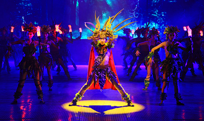 宋城千古情大场面,宋城千古情震撼场面