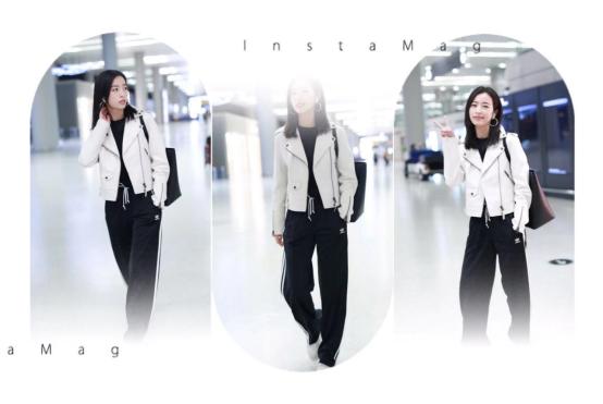 冬季穿一身白超时髦，和周雨彤学习白色服饰搭配，清纯又显白