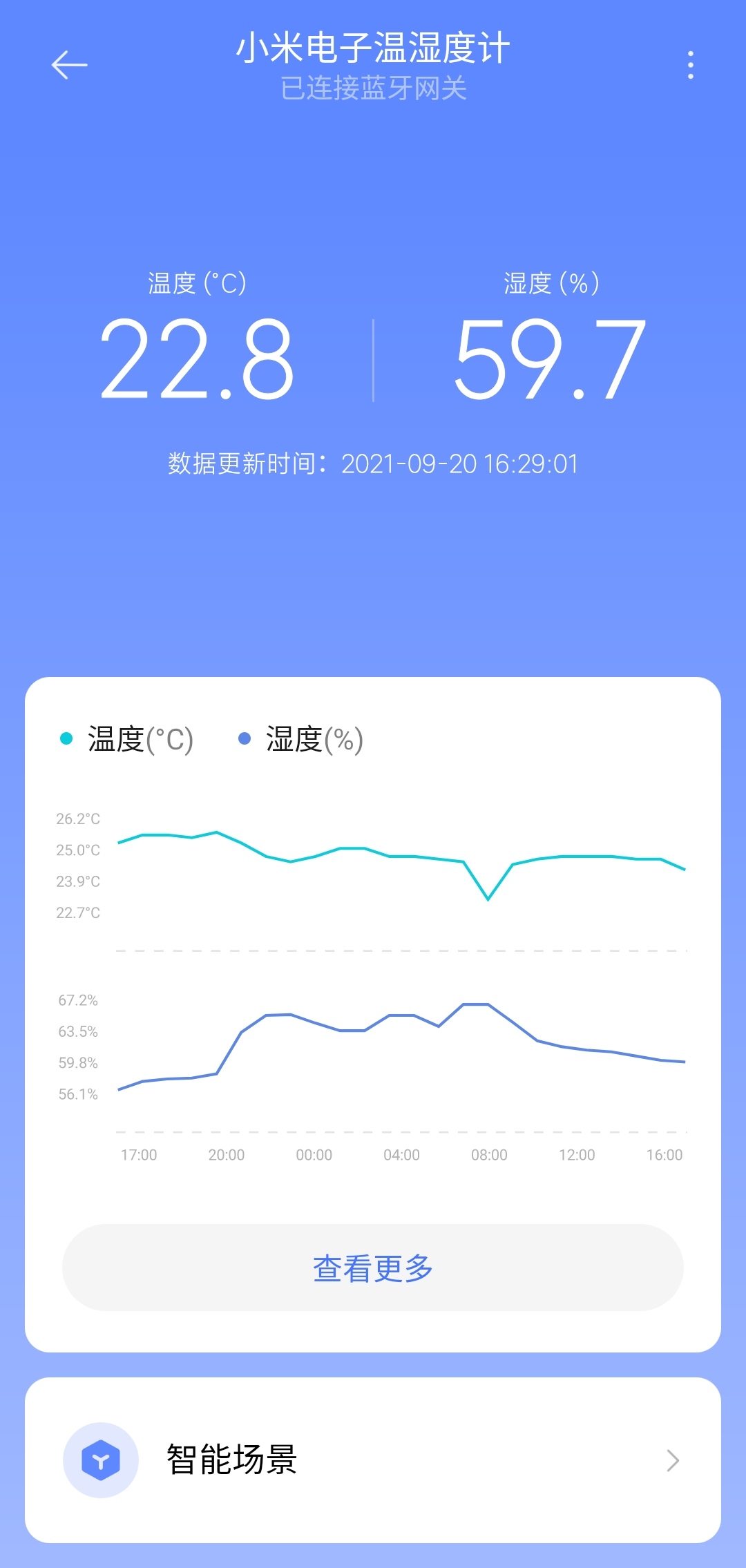 小米温湿度计恢复出厂设置,小米温湿度计与加湿器互联