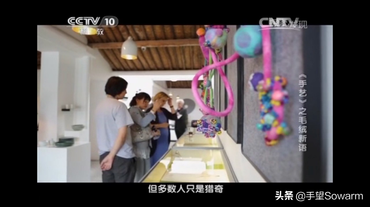 从伯明翰珠宝学院毕业后,她成为“国内羊毛珠宝第一人”