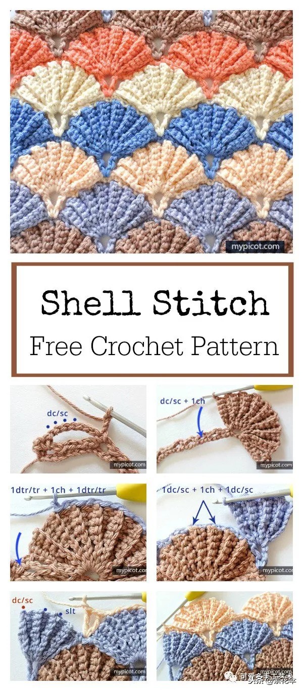 学毛线钩花一学就会简单,新手学毛线钩花