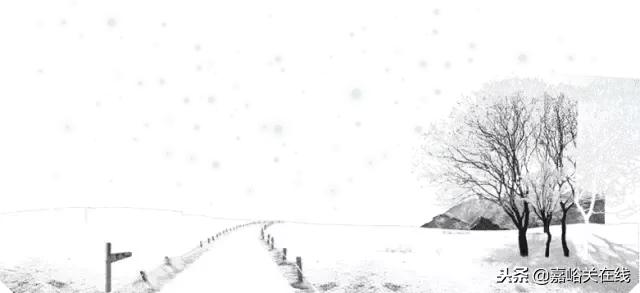 雪就这样悄无声息,开始期待冬天的嘉峪关了