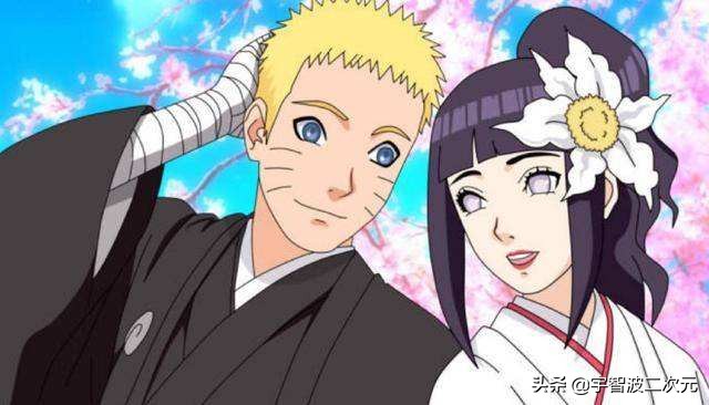 鸣人和雏田初吻的样子,鸣人首次在雏田面前开启九尾模式