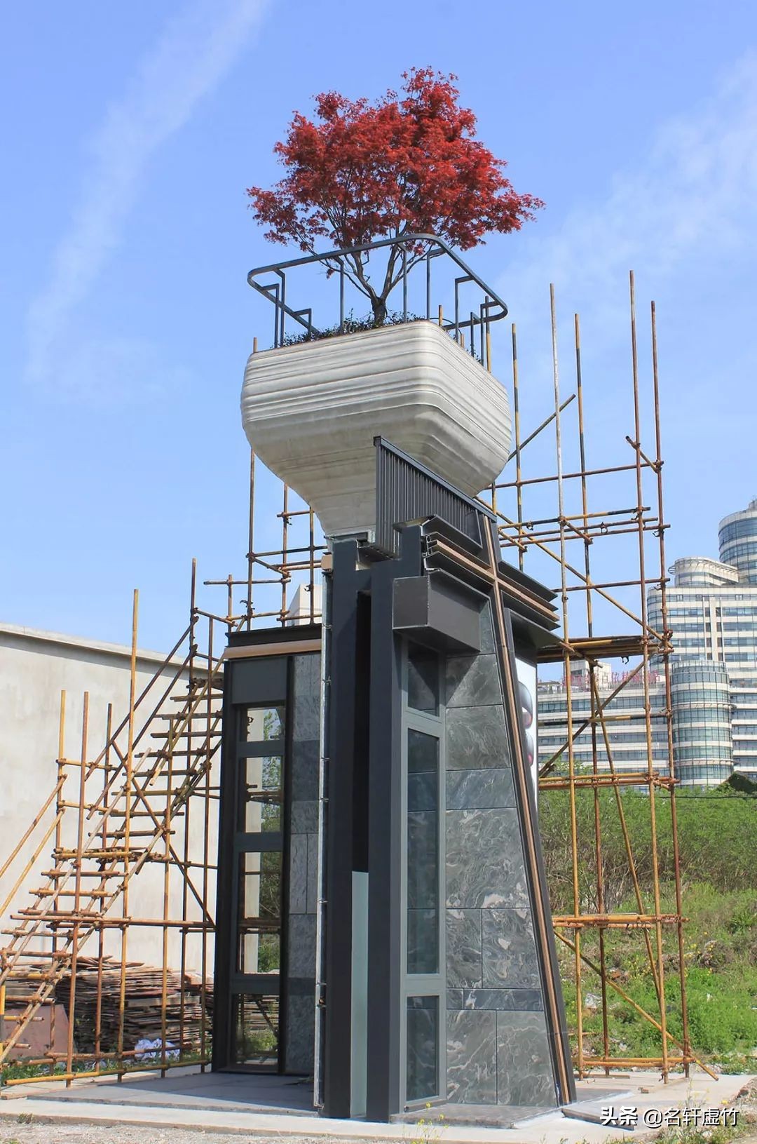 上海苏州河天安千树公园,天安千树苏州河畔空中花园