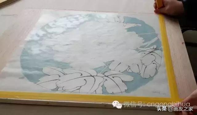 工笔画绢纸入门教程步骤图,工笔画入门教程步骤图勾线练习