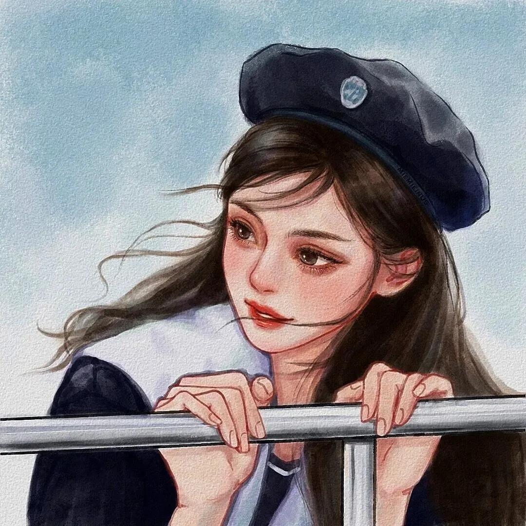 10-13岁女生小学生仙气闺蜜头像,超好看的男生兄弟动漫头像