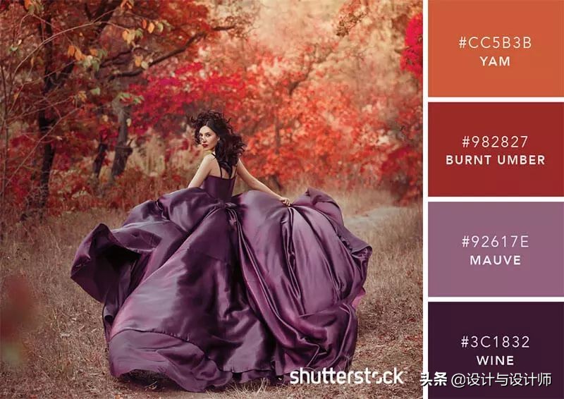 设计色彩总结200字左右,设计配色6种颜色