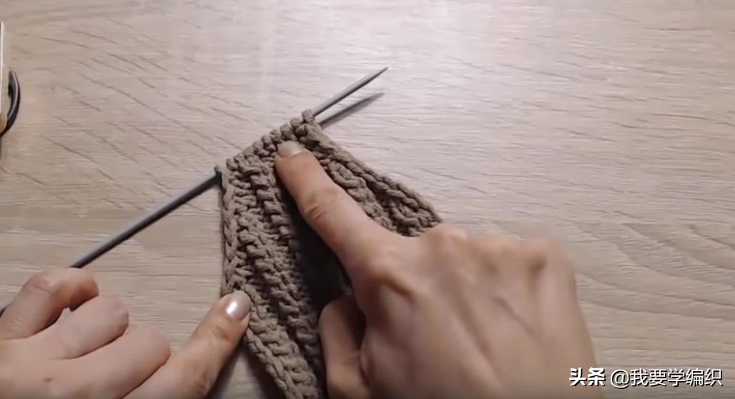织半指手套的教程,织手套冬女款教程