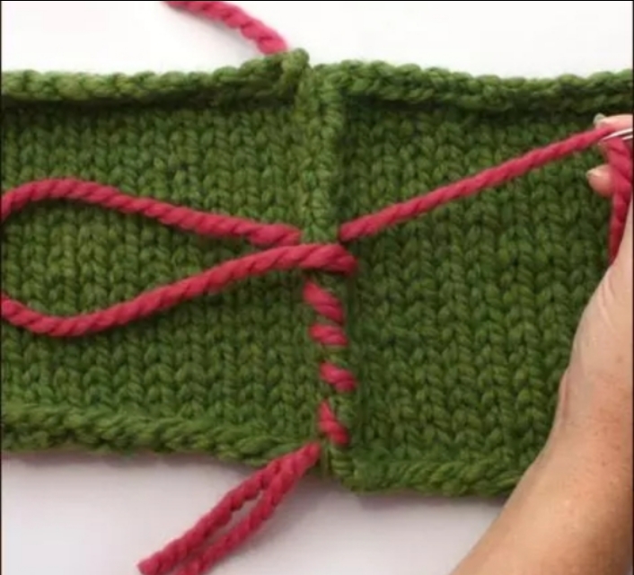 上下针无缝缝合怎么缝,手工缝合对缝技巧