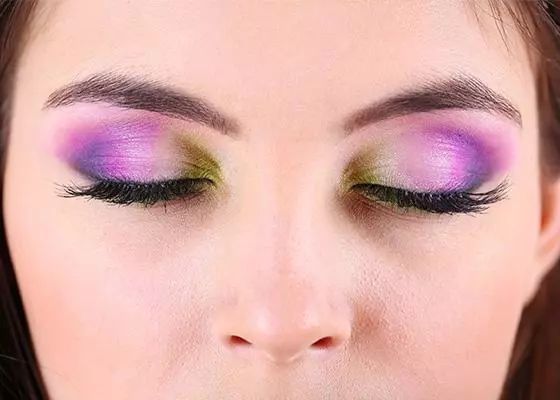 圆脸单眼皮眼妆教程日常化妆,大圆脸单眼皮欧美妆教程