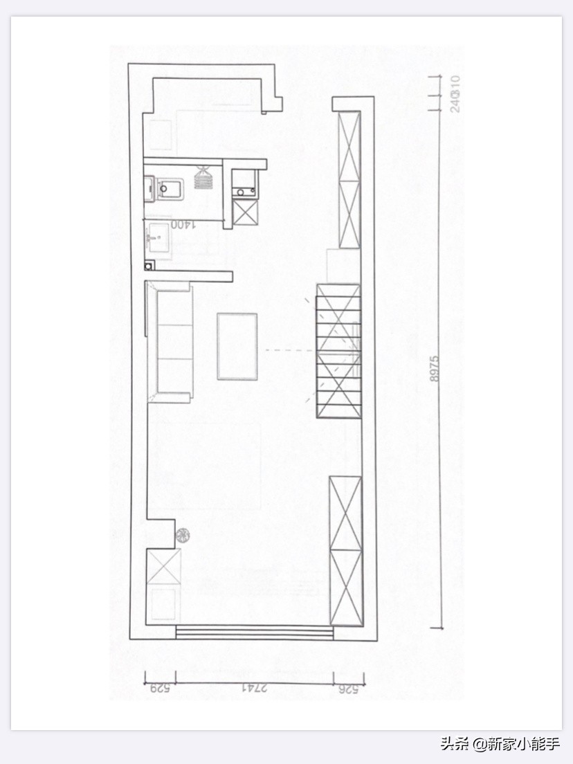 3.3米层高一字型公寓改小复式,层高3.4米小公寓能改成loft吗