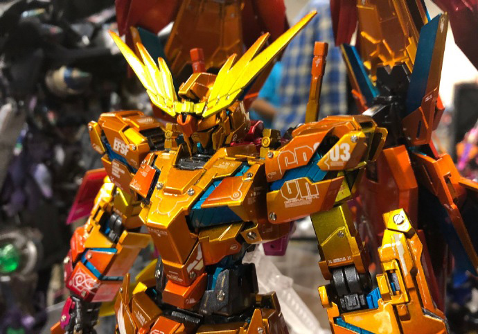 独角兽三号机高达爆甲模型,独角兽3号机高达