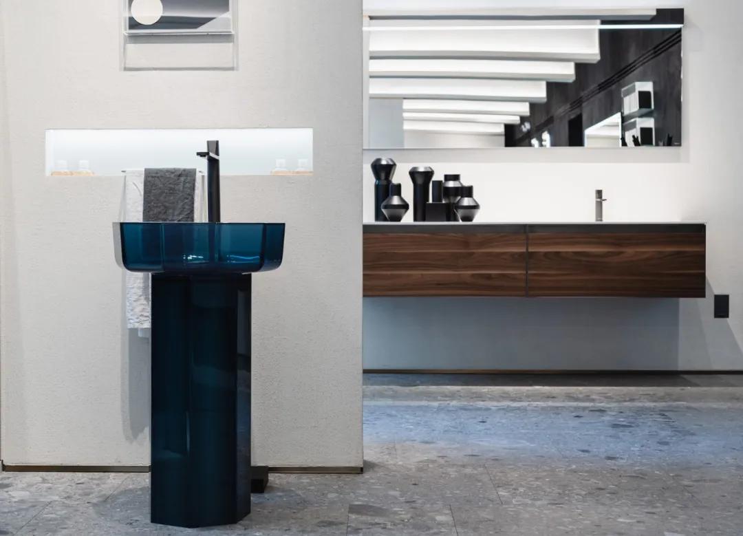 高颜值小型洗手池一体,100款超美的景观雕塑