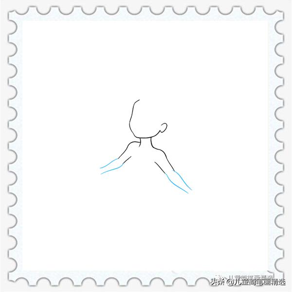 幼儿园小天使简笔画简单又漂亮,儿童天使简笔画怎么画