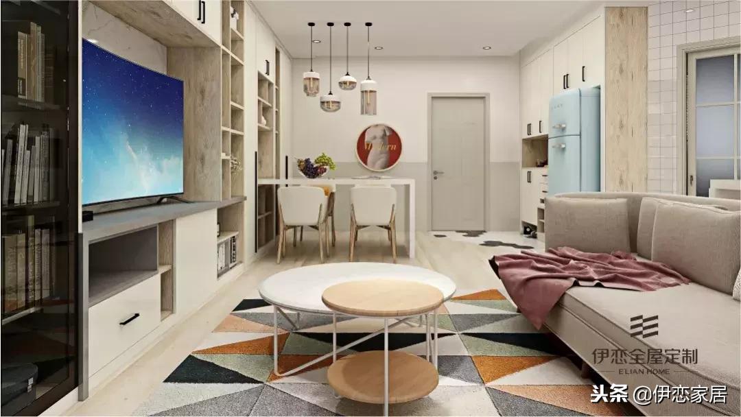 极简奶油风全屋定制柜,极简轻奢风定制柜颜色