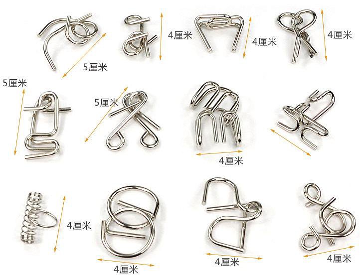 几字扣解环全套解法,解环解扣图解大全