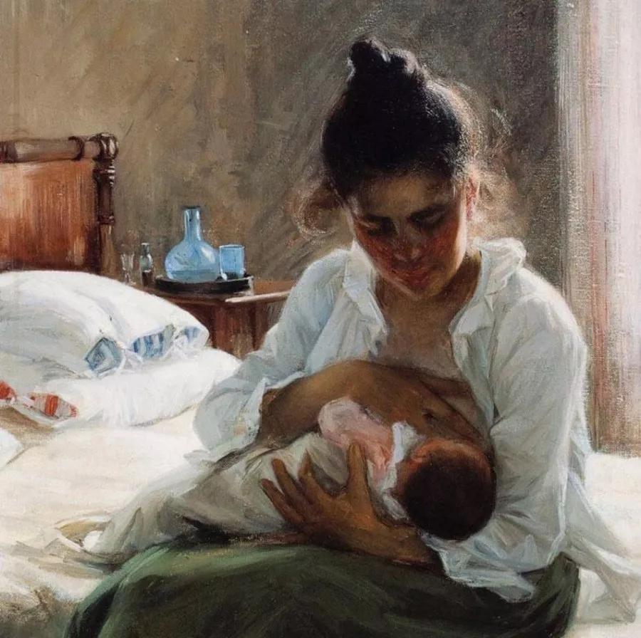 芬兰艺术家唯美人物油画,芬兰女性艺术家