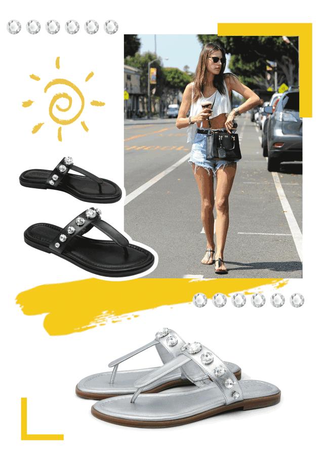 显腿型的凉鞋,粗跟凉鞋穿出女人的气质不累脚