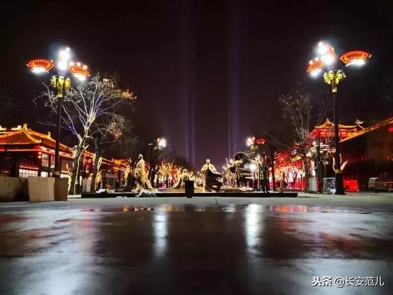 大唐不夜城还原照片,大唐不夜城换装拍摄