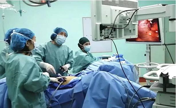西青医院妇科顺利完成一例腔镜下子宫内膜癌一次全面分期手术