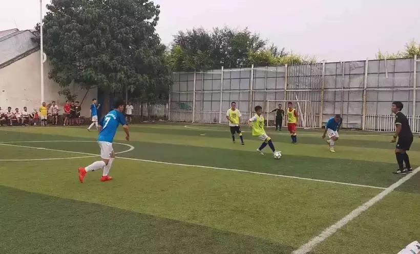 河北度昂和曲周晨光的足球友谊赛