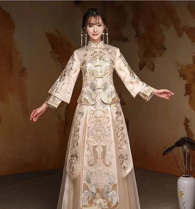 还有哪些好看的中式嫁衣,中式嫁衣惊艳瞬间