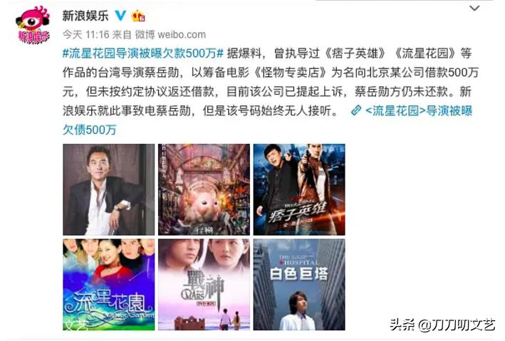 《昆仑神宫》悬了？被曝换成2.8分偶像剧导演，张雨绮晒照露玄机