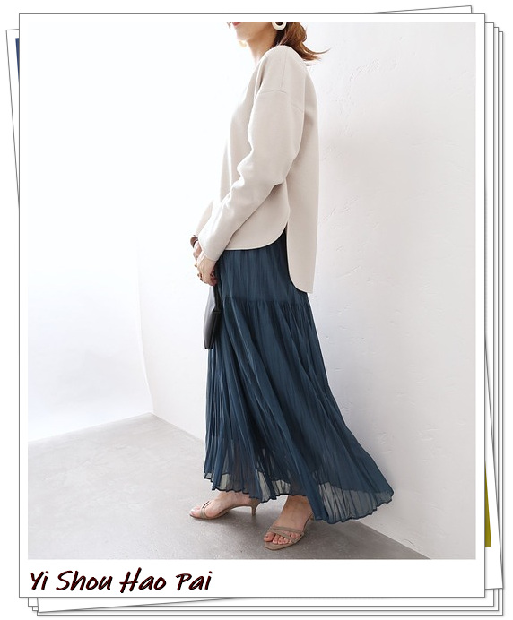 半身百褶裙的穿搭方法冬款,百褶半身裙穿搭秋冬小个子