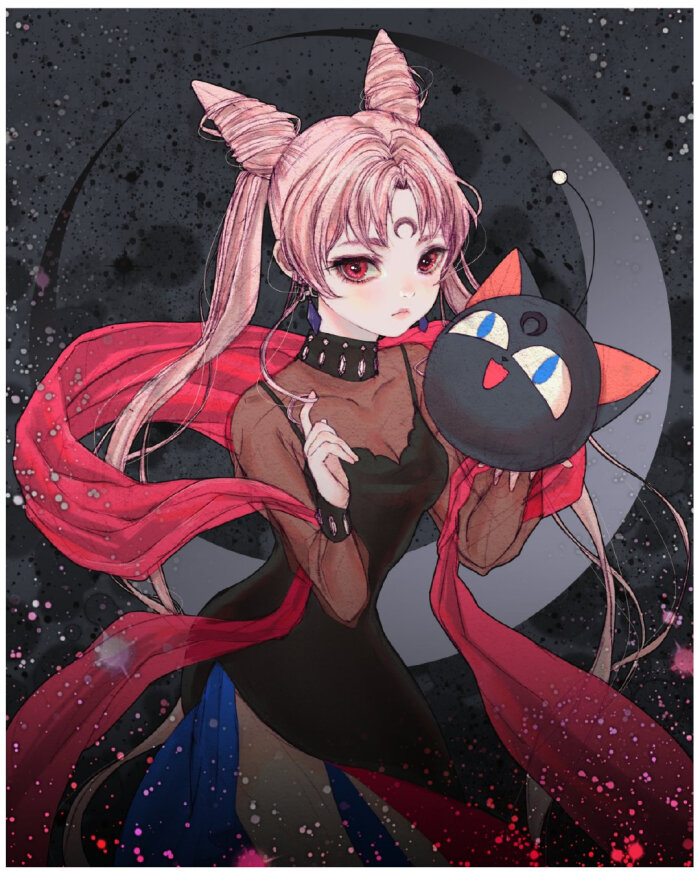 细腻韩风下的美少女战士，开了10级美颜，差点认不出，画师太厉害