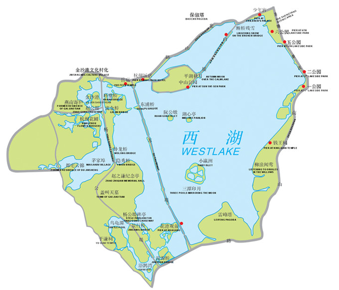 乘船游西湖美景,泛舟西湖慢游攻略