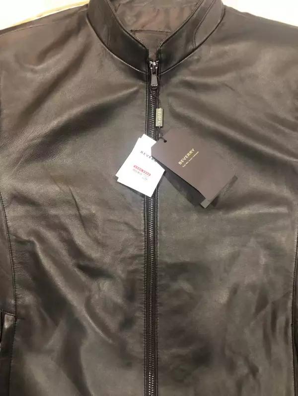 100%山羊皮头层真皮皮衣女款,比菲力男士真皮皮衣旗舰店