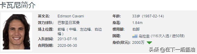 卡瓦尼国米年薪,卡瓦尼高薪签约被拒