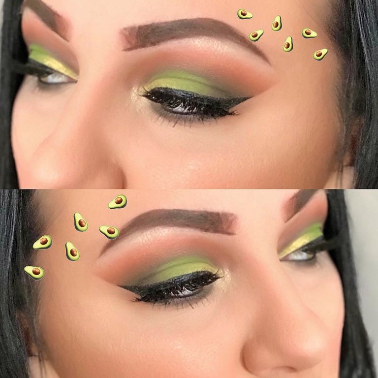 清透显白裸色,清新显白的牛油果绿