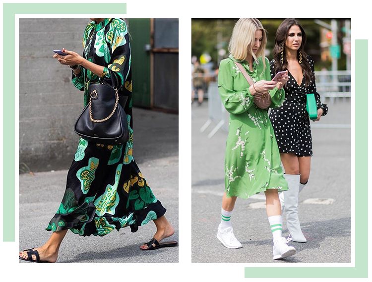 绿色怎么穿更优雅,第一次发现绿色可以穿得这么迷人