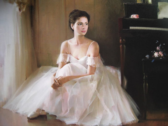 中国油画大师何岸油画欣赏,何岸油画风景写生作品