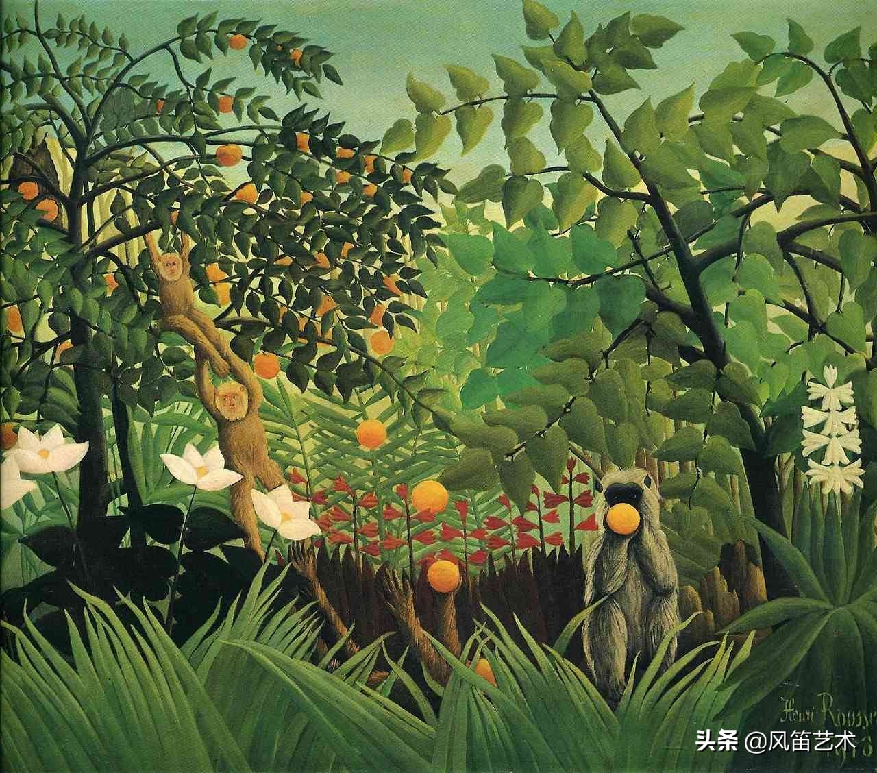 亨利卢梭励志画法,亨利卢梭画法教程