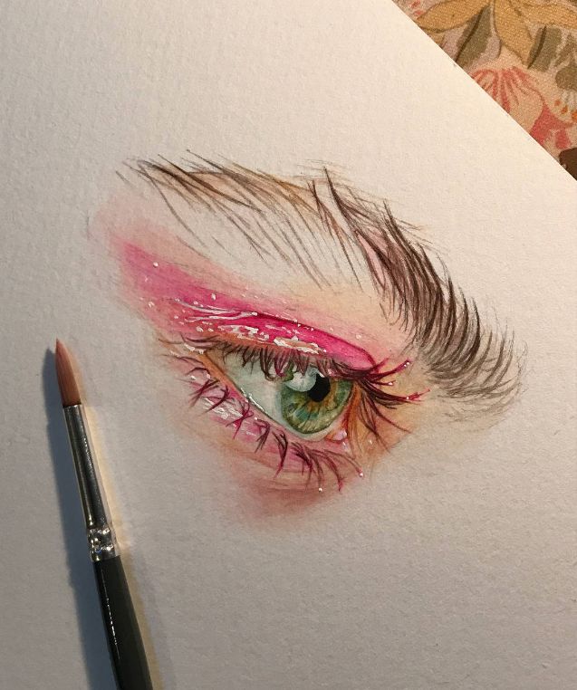 简单又好看的100种眼睛画法,画12种眼睛的画法