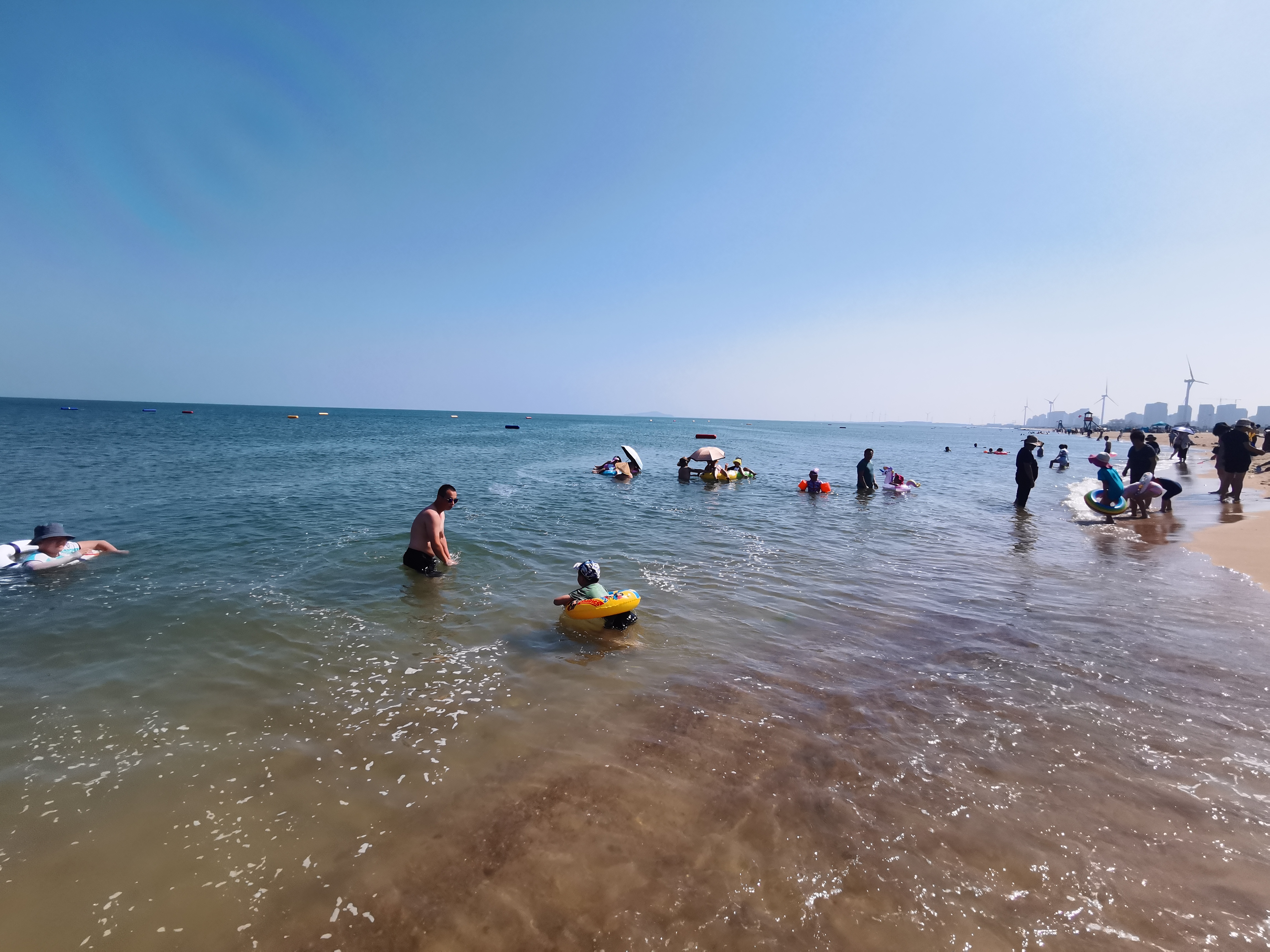 威海哪里沙滩细,威海银沙海滩