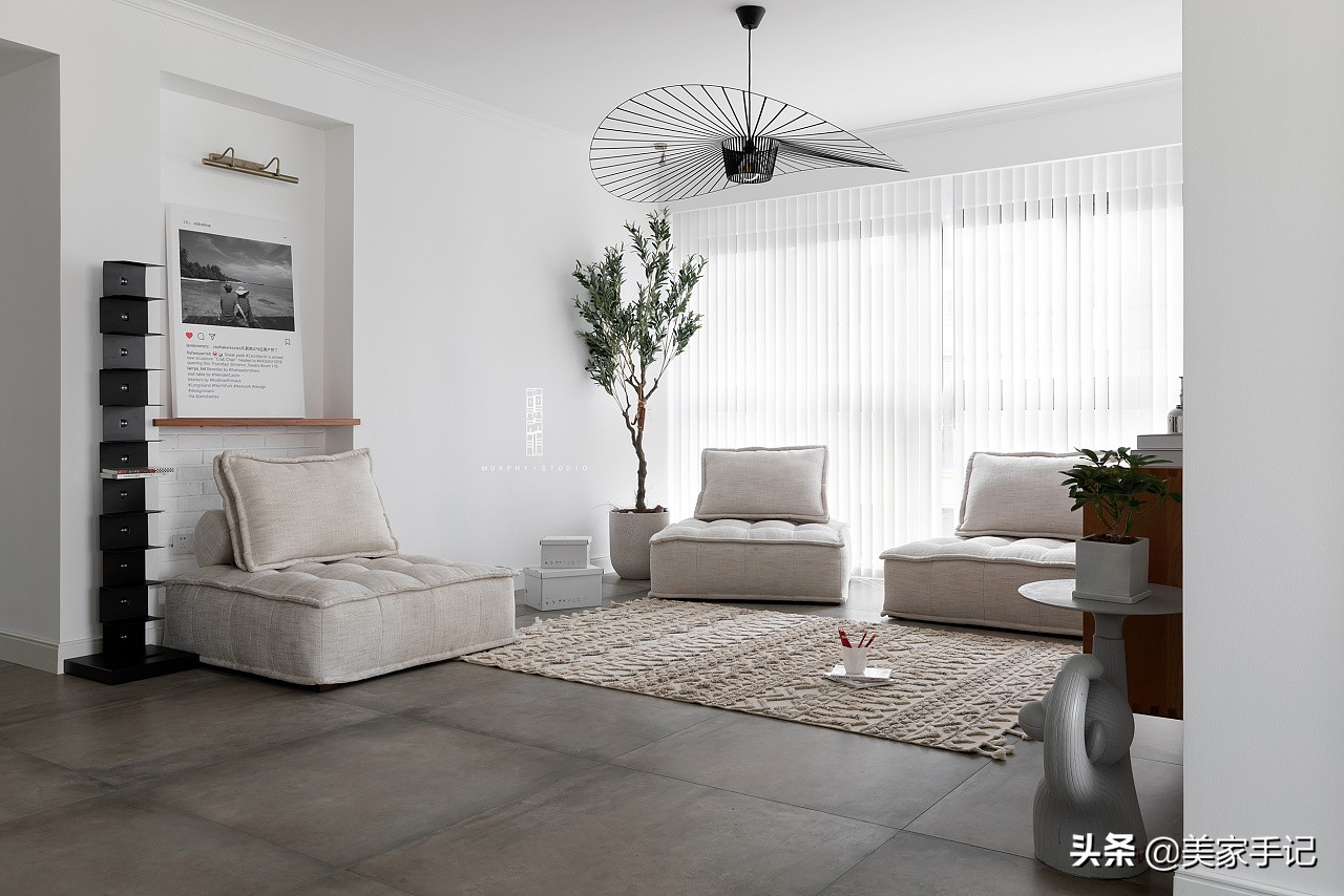 大面积留白风格装修,留白设计装修