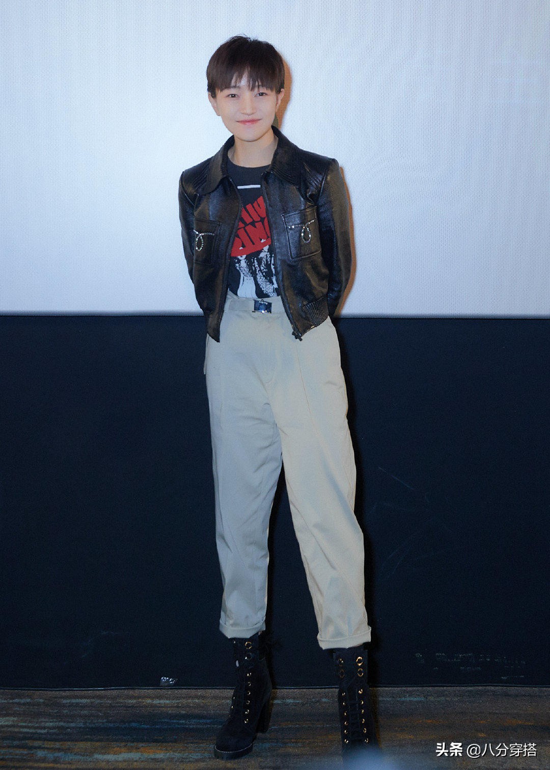 焦俊艳穿搭又飘又飒,焦俊艳西装帅气