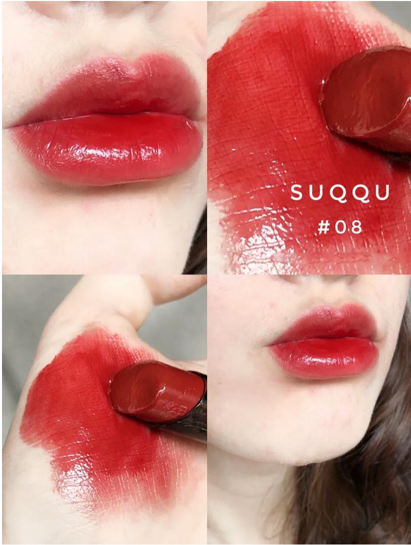 suqqu粉霜和bobbibrown橘子面霜,suqqu新品哑光唇膏口红06