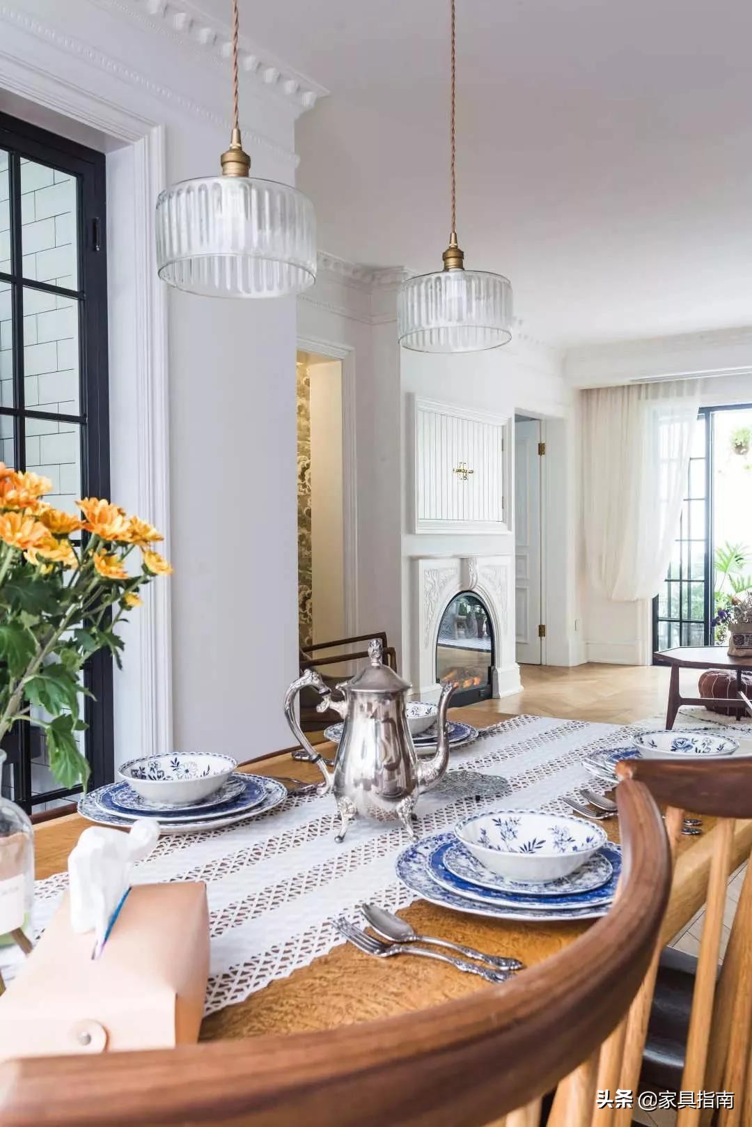 上海宝妈把145㎡四室打造成复古殿堂,成为家居行业的热搜榜