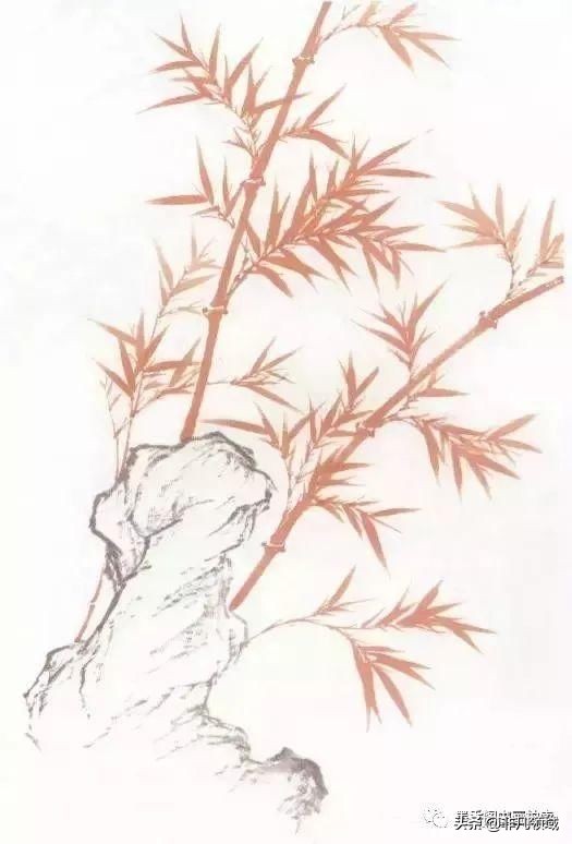国画教程竹子的写意画法,国画写意竹子画法步骤