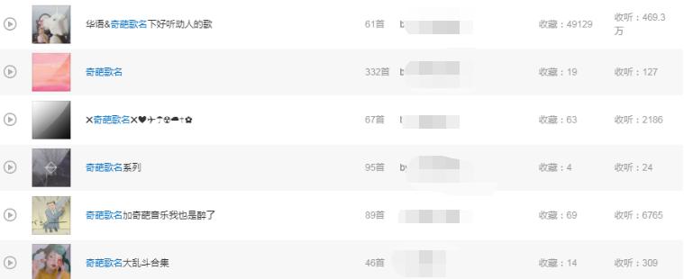 那些很奇葩的歌,盘点这些年奇葩的歌名