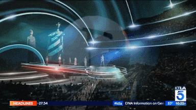 拉斯维加斯巨型球沉浸式体验,地标建筑拉斯维加斯